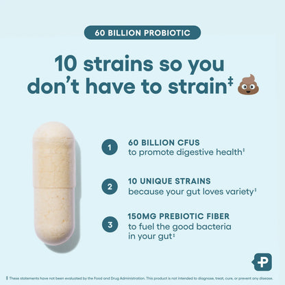 The Ultimate Gut Reset: 60 Billion Probiotics + Full Spectrum Enzymes