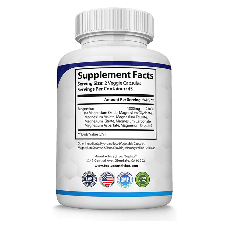 8-in-1 Total Magnesium: End Fatigue & Sleepless Nights!