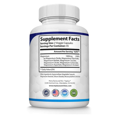 8-in-1 Total Magnesium: End Fatigue & Sleepless Nights!