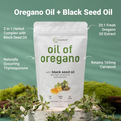 Finally Feel "Clean & Strong"! The Dual-Action Oregano Oil for Immunity and Gut Balance.