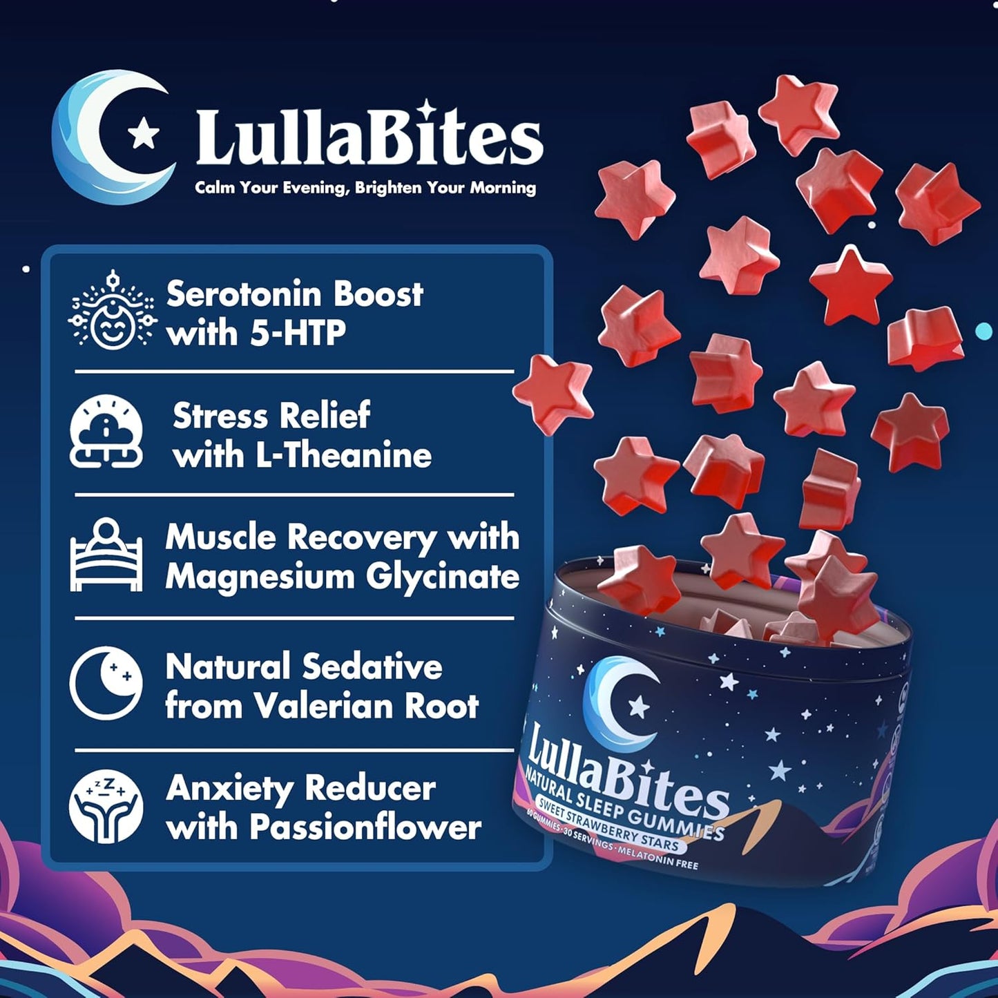 LullaBites-Sleep Deep. Wake Clear. Melatonin-Free.