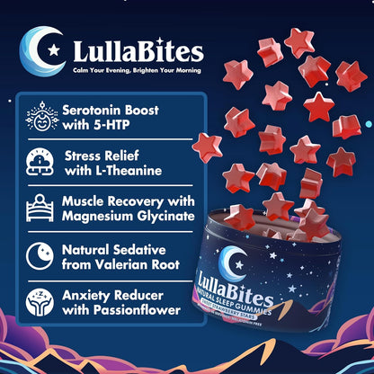LullaBites-Sleep Deep. Wake Clear. Melatonin-Free.
