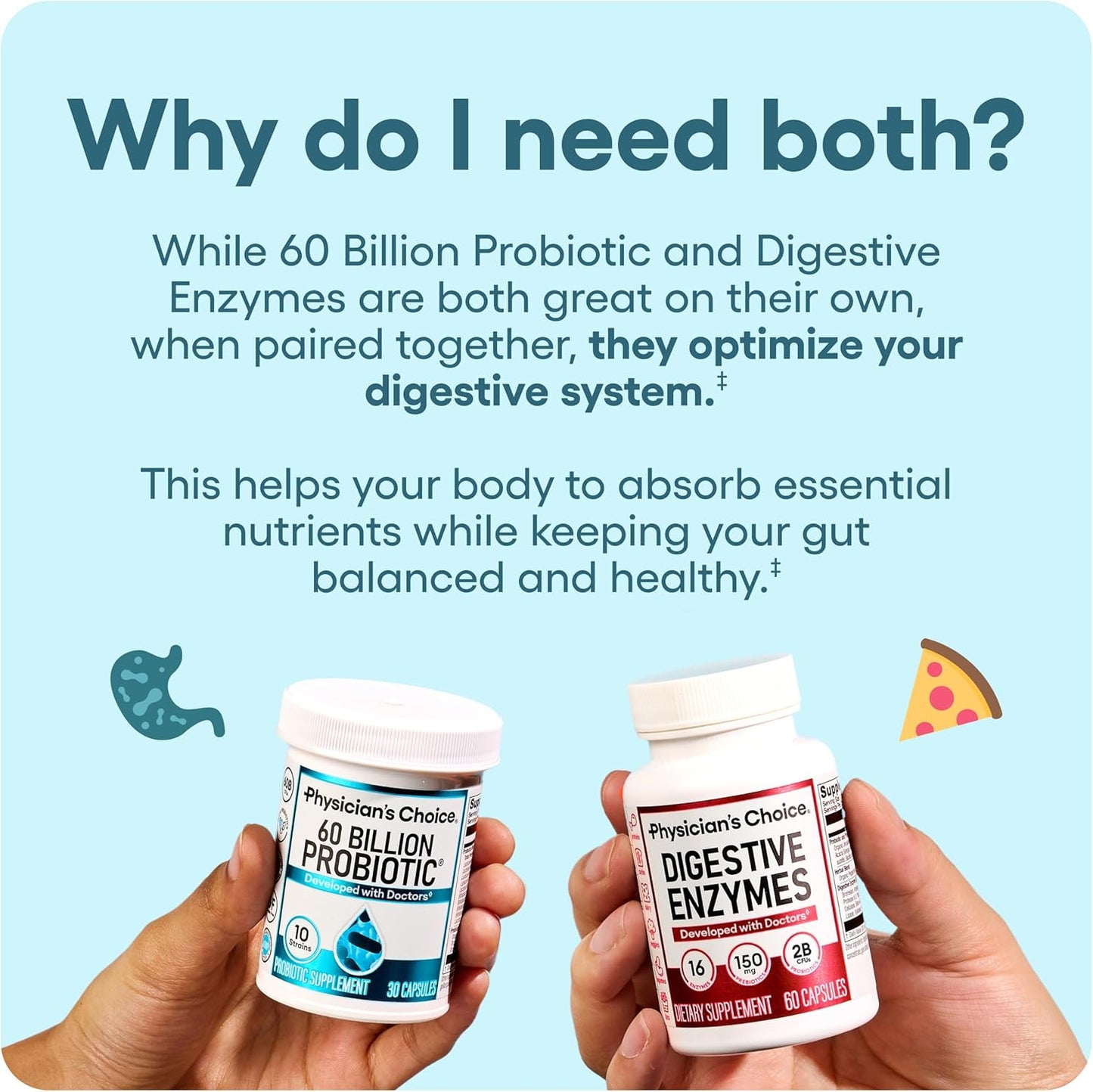 The Ultimate Gut Reset: 60 Billion Probiotics + Full Spectrum Enzymes