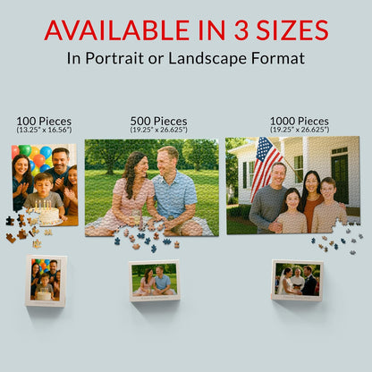 MyPuzzle Custom Photo Puzzle - Personalized Jigsaw Puzzle Made from Your Own Picture