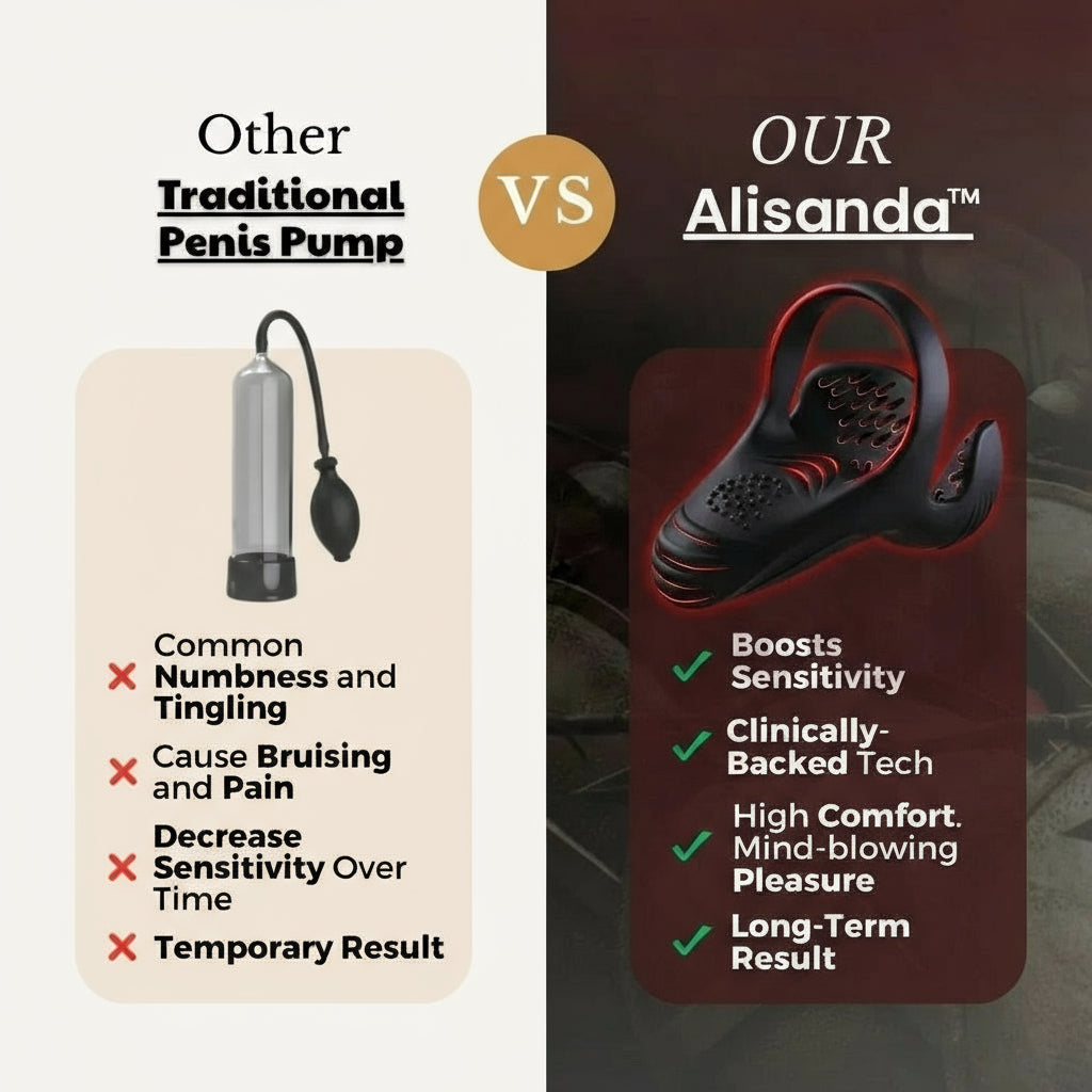 Alisanda™ VitalEngine Pro-The #1 5-in-1 athome trainer that reverses ED; PE with advanced precision